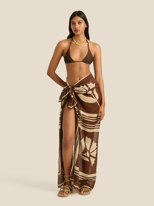 SQUARE PAREO | CLOVE COCONUT