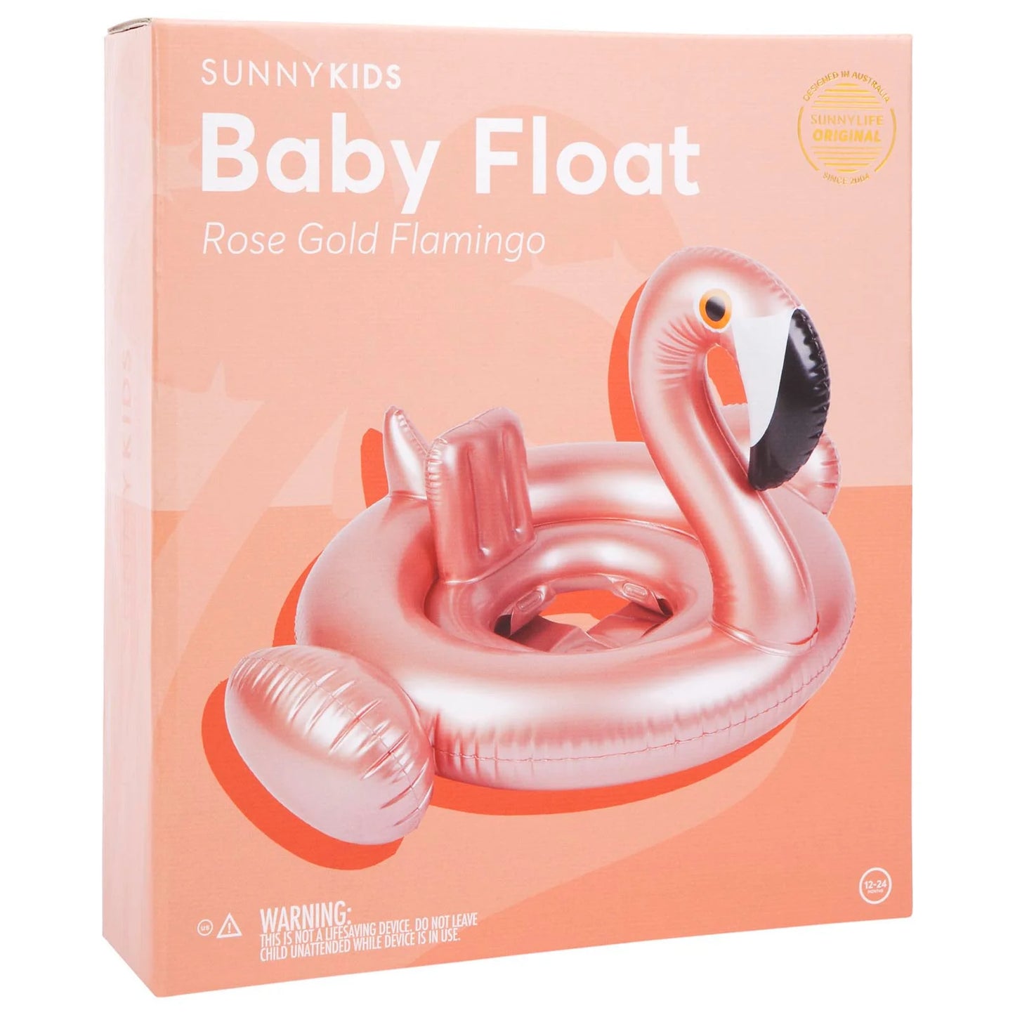 Baby Float Rose Gold Flamingo