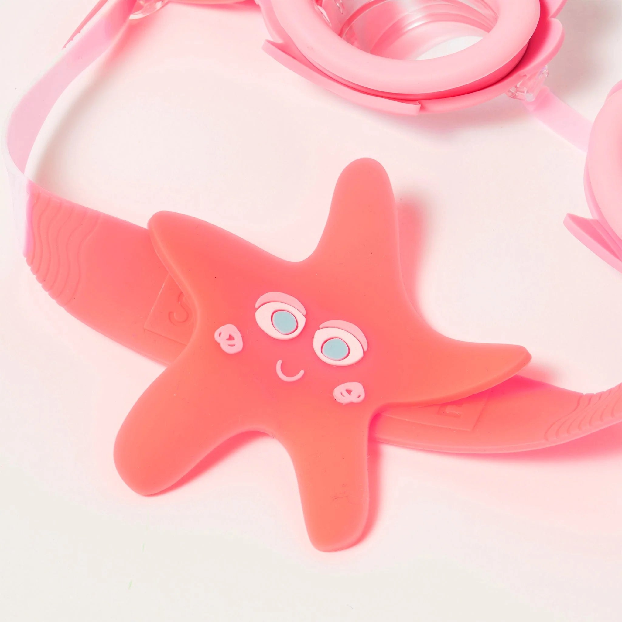 Melody the Mermaid Mini Swim Goggles - Neon Strawberry