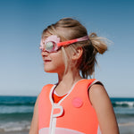 Melody the Mermaid Mini Swim Goggles - Neon Strawberry