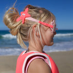 Melody the Mermaid Mini Swim Goggles - Neon Strawberry