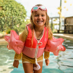 Melody the Mermaid Swim Vest 2-3 years - Neon Strawberry