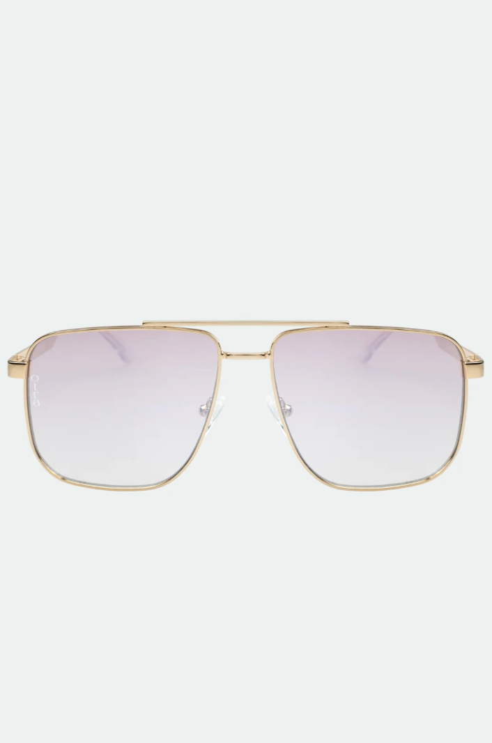 SORRENTO SUNGLASSES - GOLD/PINK