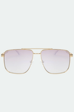 SORRENTO SUNGLASSES - GOLD/PINK