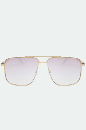 SORRENTO SUNGLASSES - GOLD/PINK