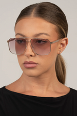 SORRENTO SUNGLASSES - GOLD/PINK