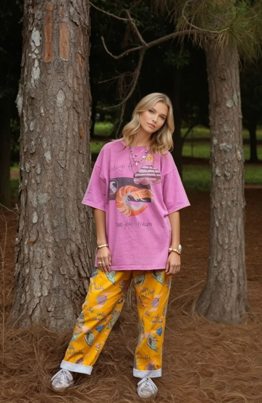 Organic Cotton Short Sleeve Tee - Big Prawn