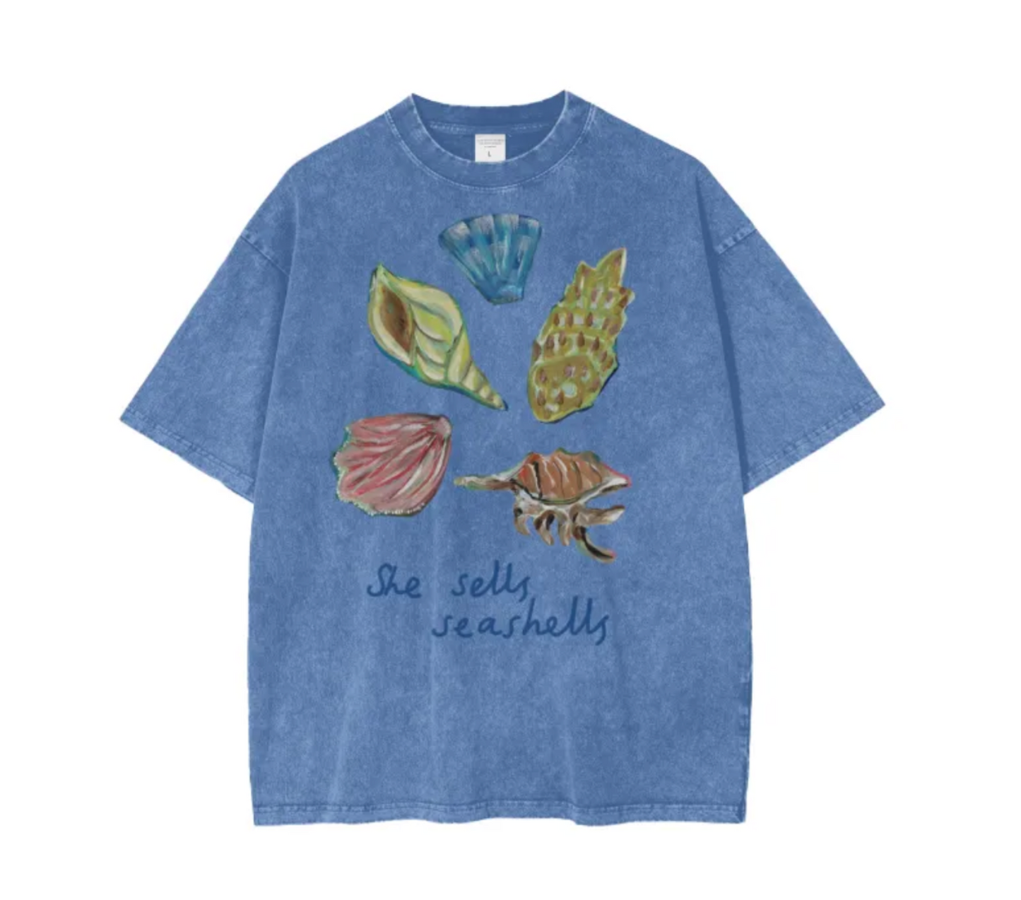 Organic Cotton Short Sleeve Tee - Seashells