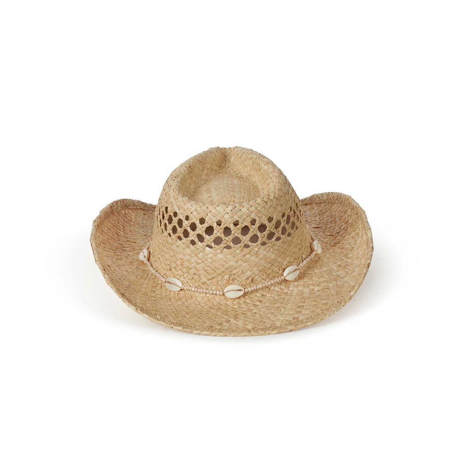 SEASHELLS COWBOY HAT