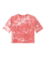 SHORT SLEEVE T-SHIRT - RED TIE DYE