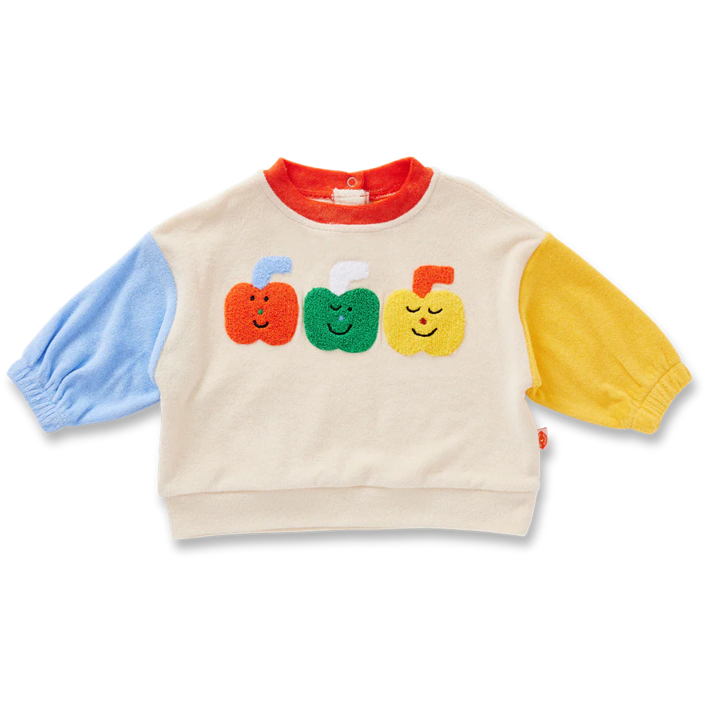 Terry Sweater - Pocket Patch