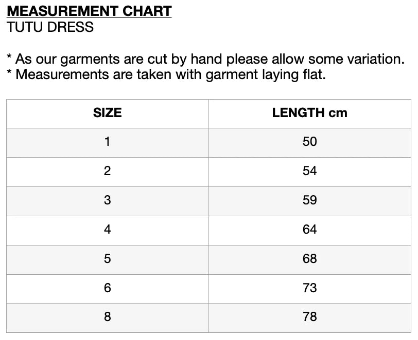 Bangalow Tutu - Elsa