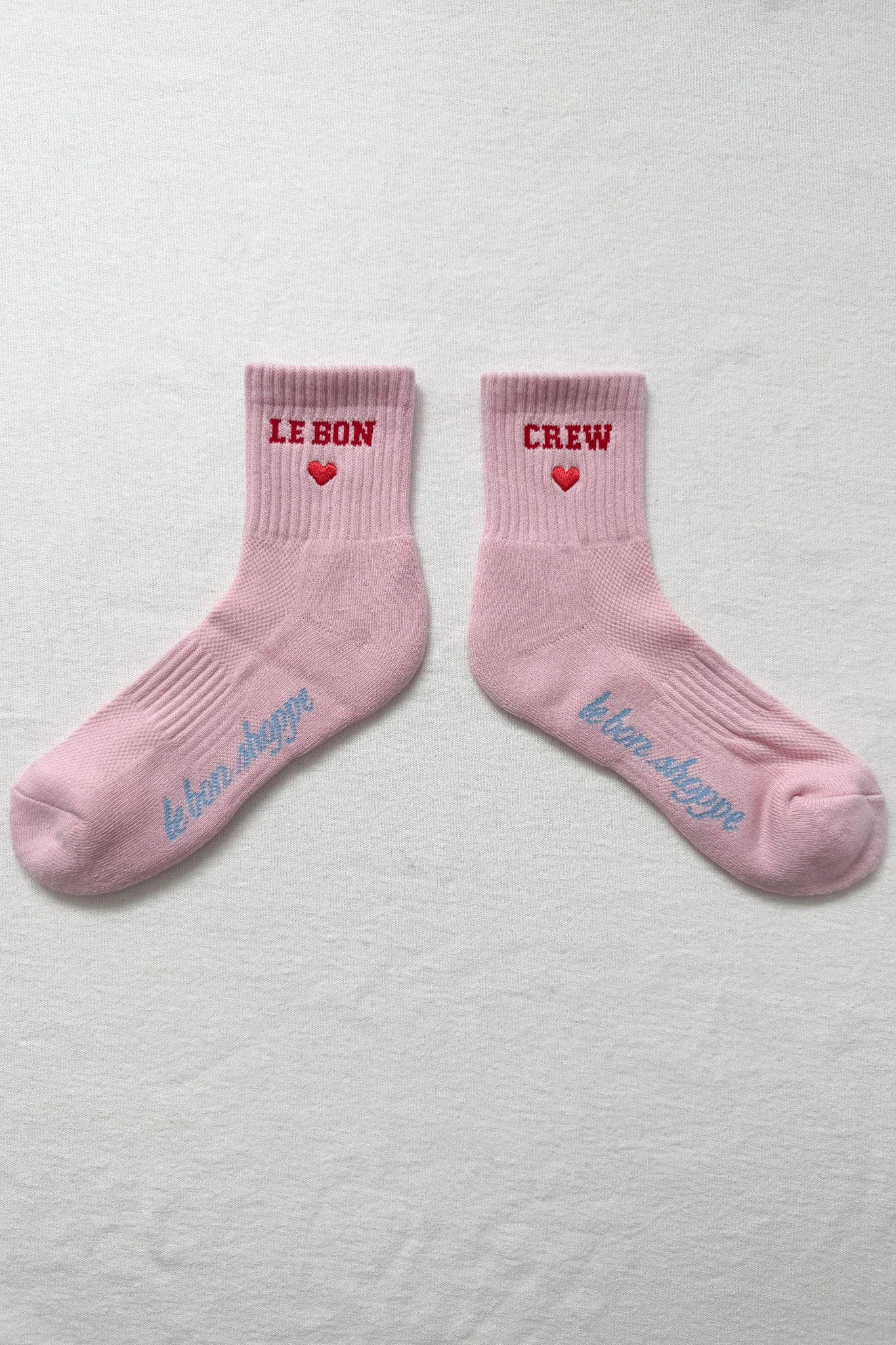 Le Bon Shoppe - Embroidered Crew Socks