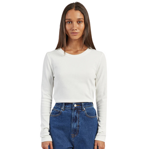 Women's Essential Rib Long Sleeve Top