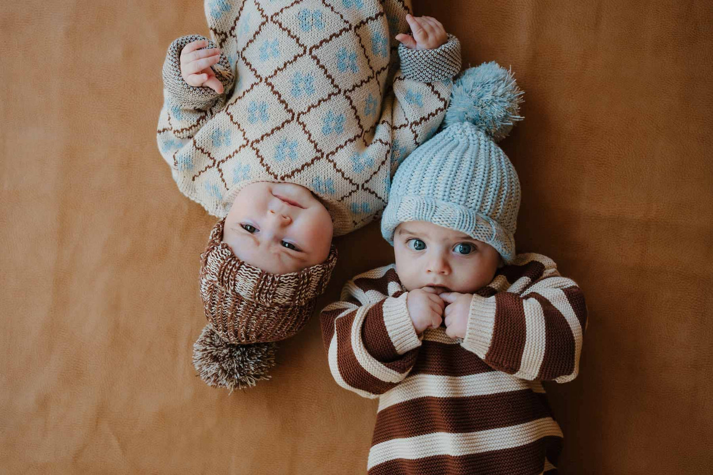 Chunky Cotton Beanie - Chocolate