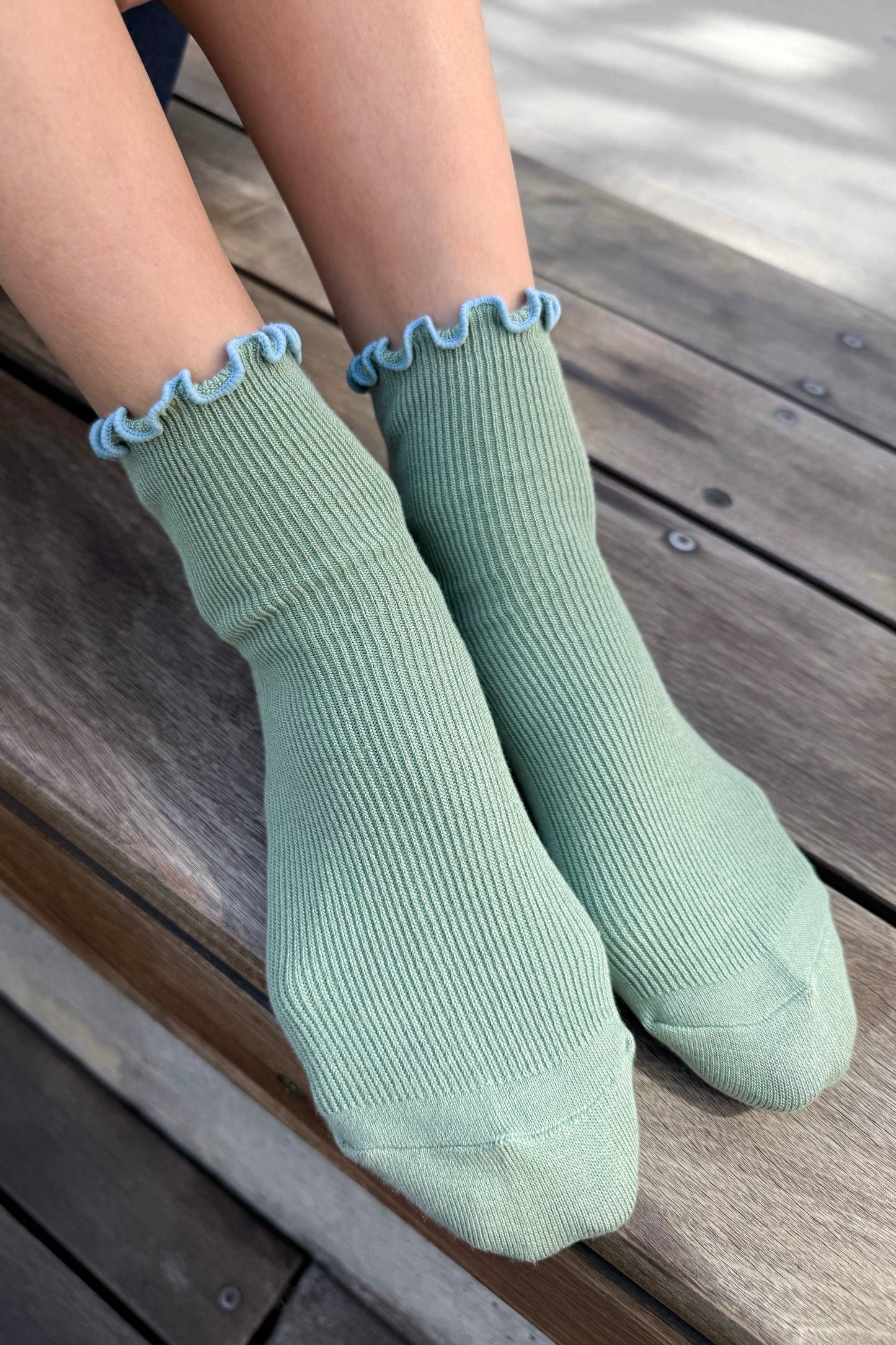 Le Bon Shoppe - The Petite Ruffled Modal Socks