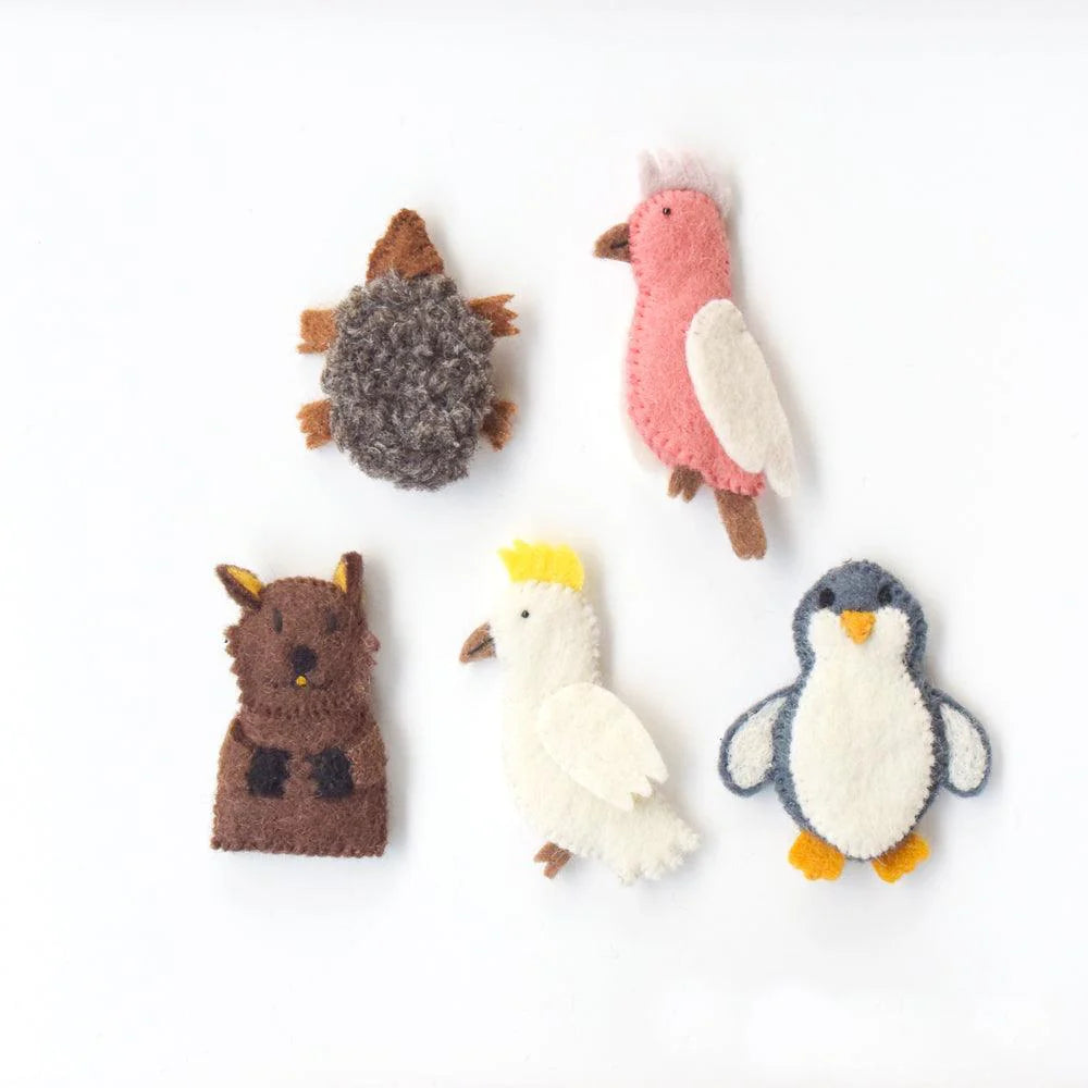 AUSTRALIAN ANIMALS B - FINGER PUPPET SET
