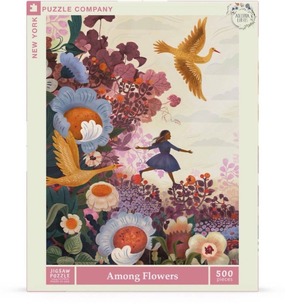 NYPC Adelina Lirus 500 Pc Puzzle - Among Flowers