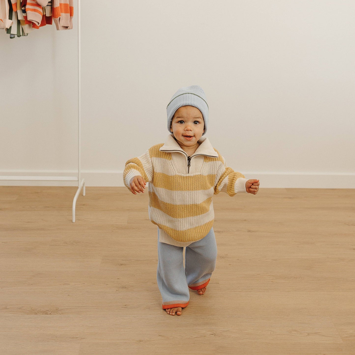 Organic Knit Dip Pants