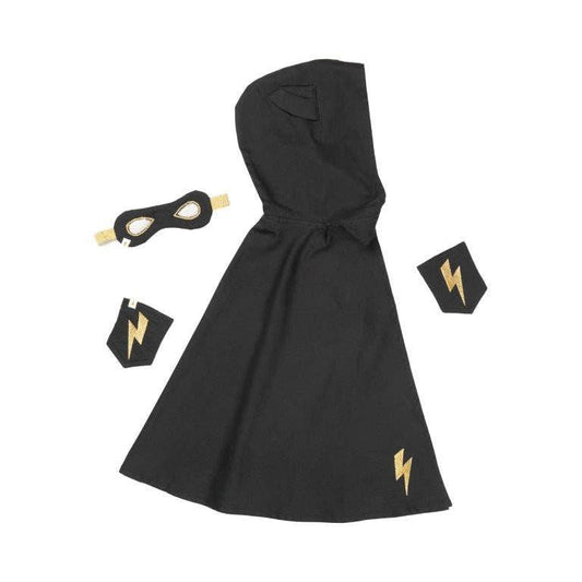Dress-up - Superhero Cape Set - Black 3-6 years