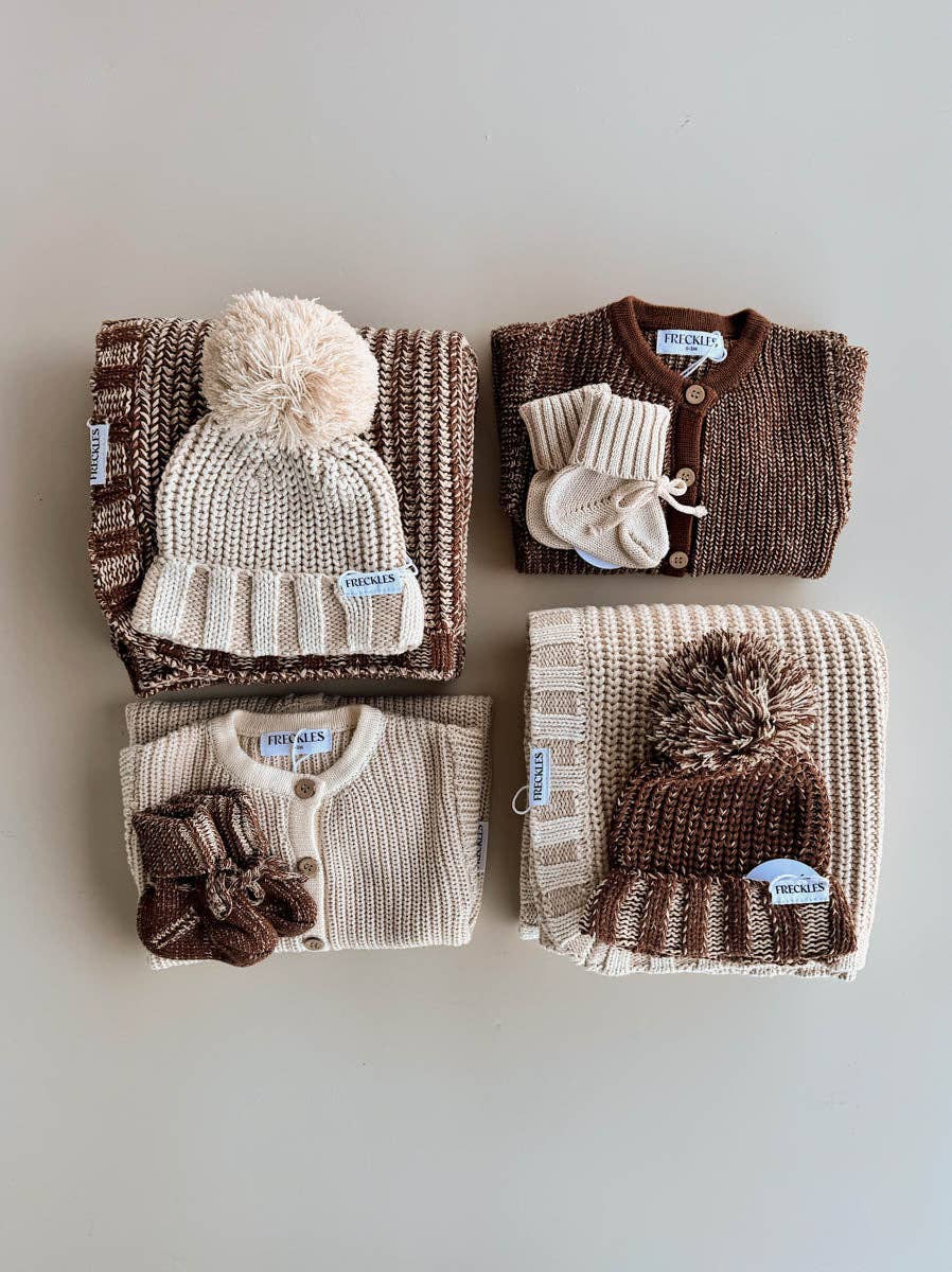 Chunky Knit Romper - Chocolate