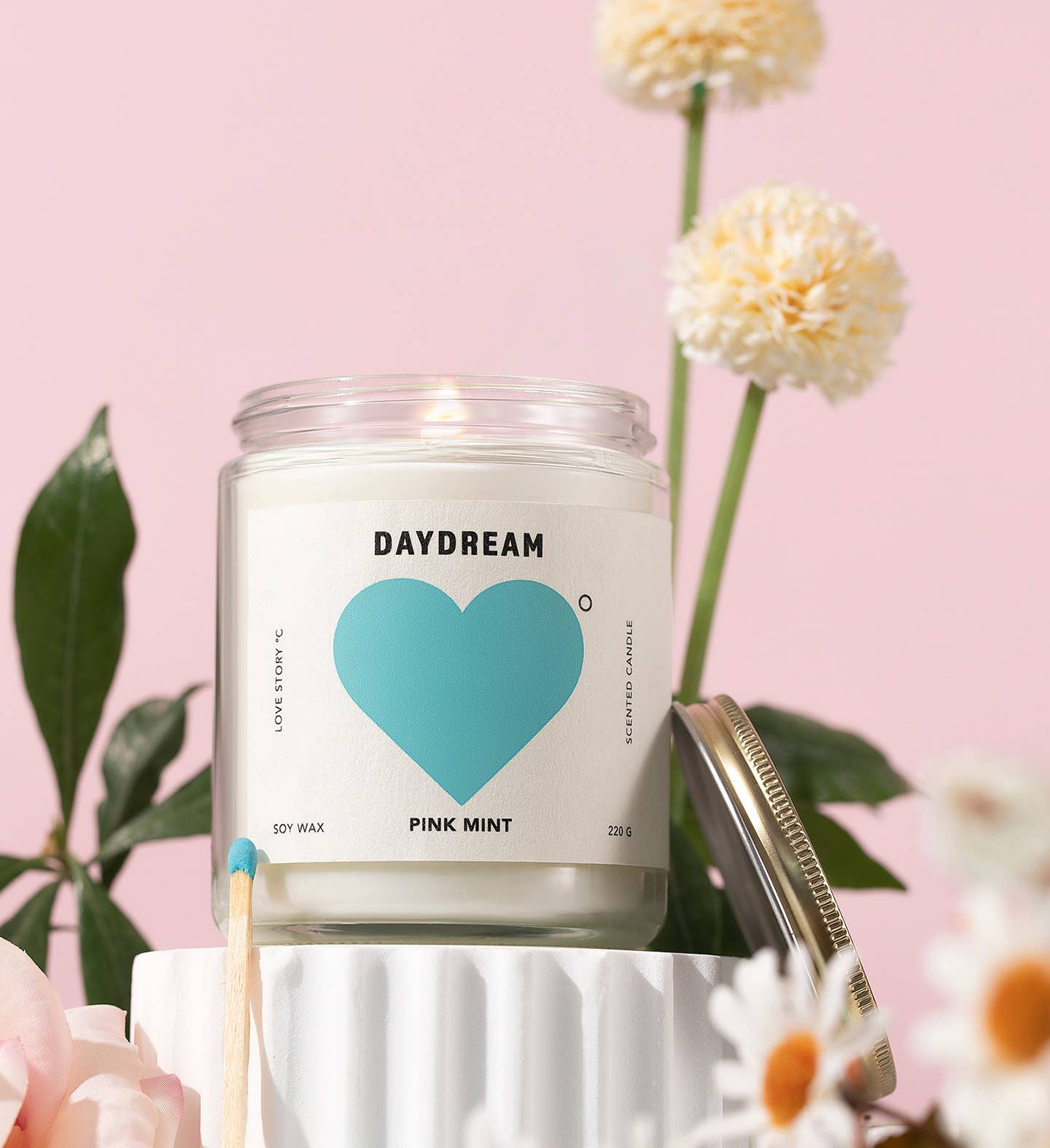 Pinkmint Candle - Daydream Soy Candle