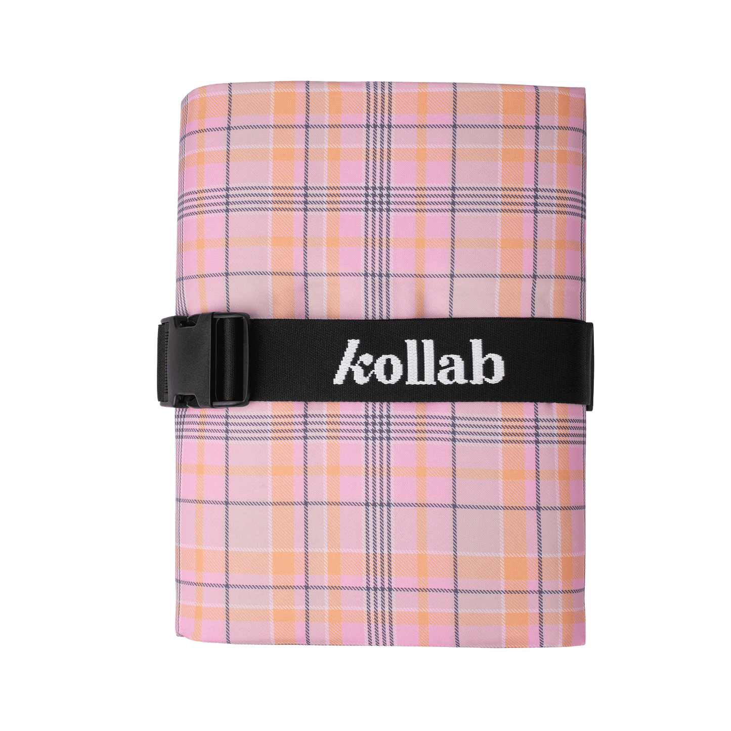 Kollab - Picnic Mat Pink Blanket Check