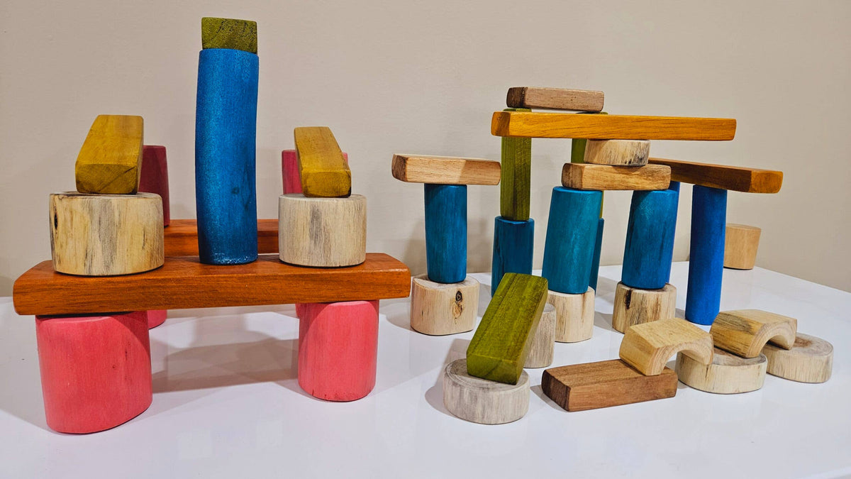 Colorful Tree Blocks 42 PCS
