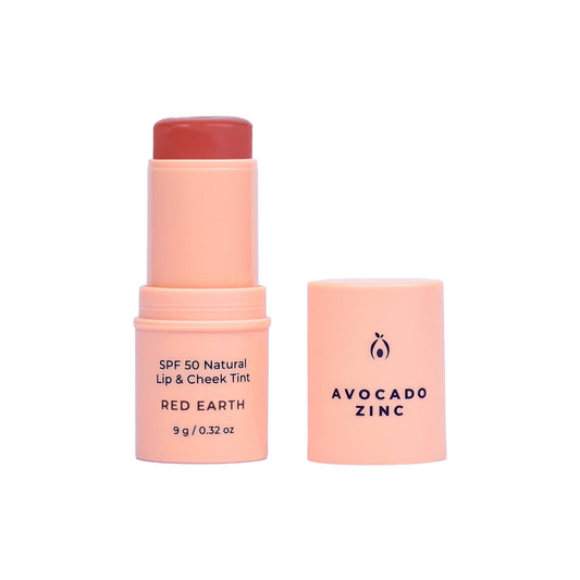 SPF 50 NATURAL LIP & CHEEK TINT - RED EARTH