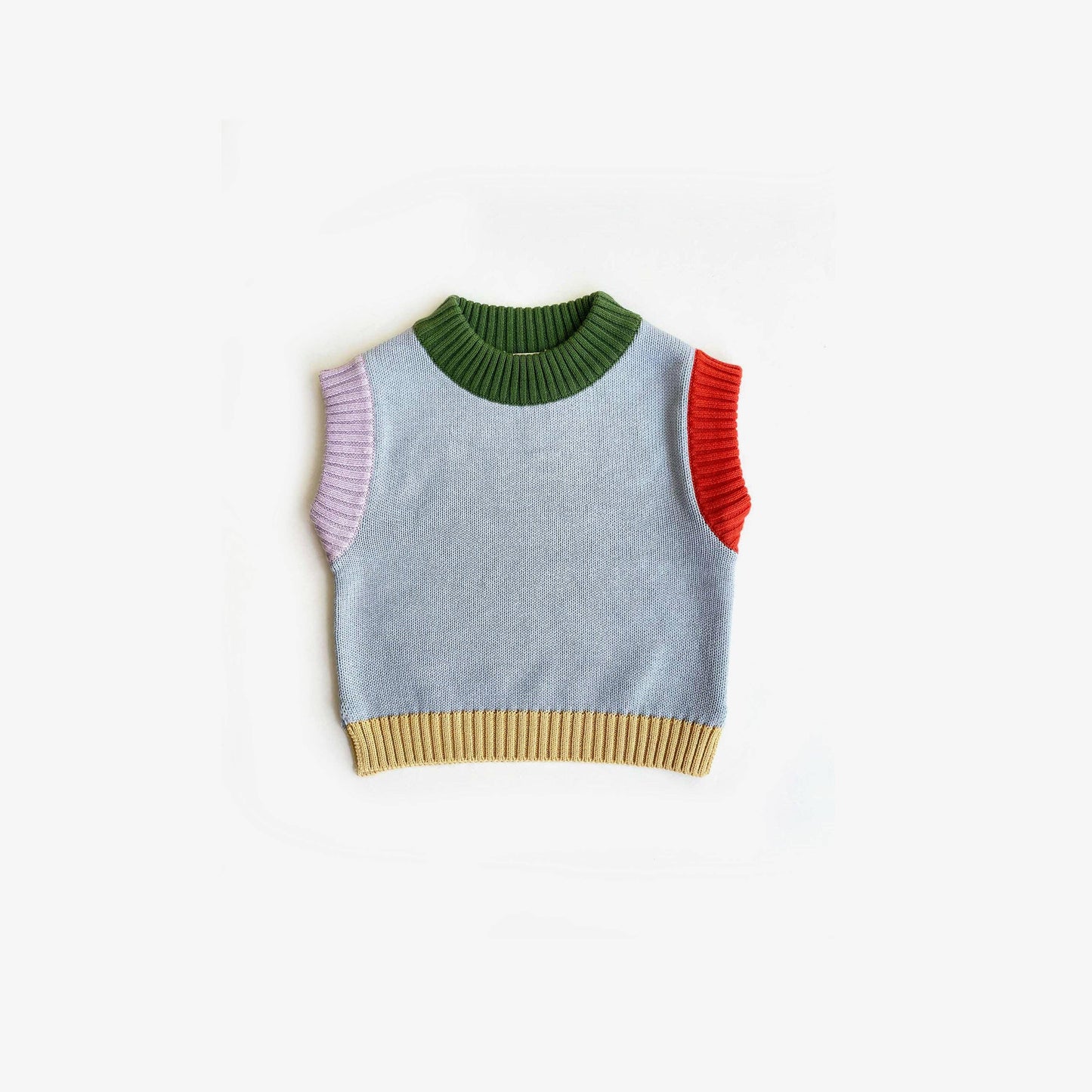 Organic Colour Block Vest