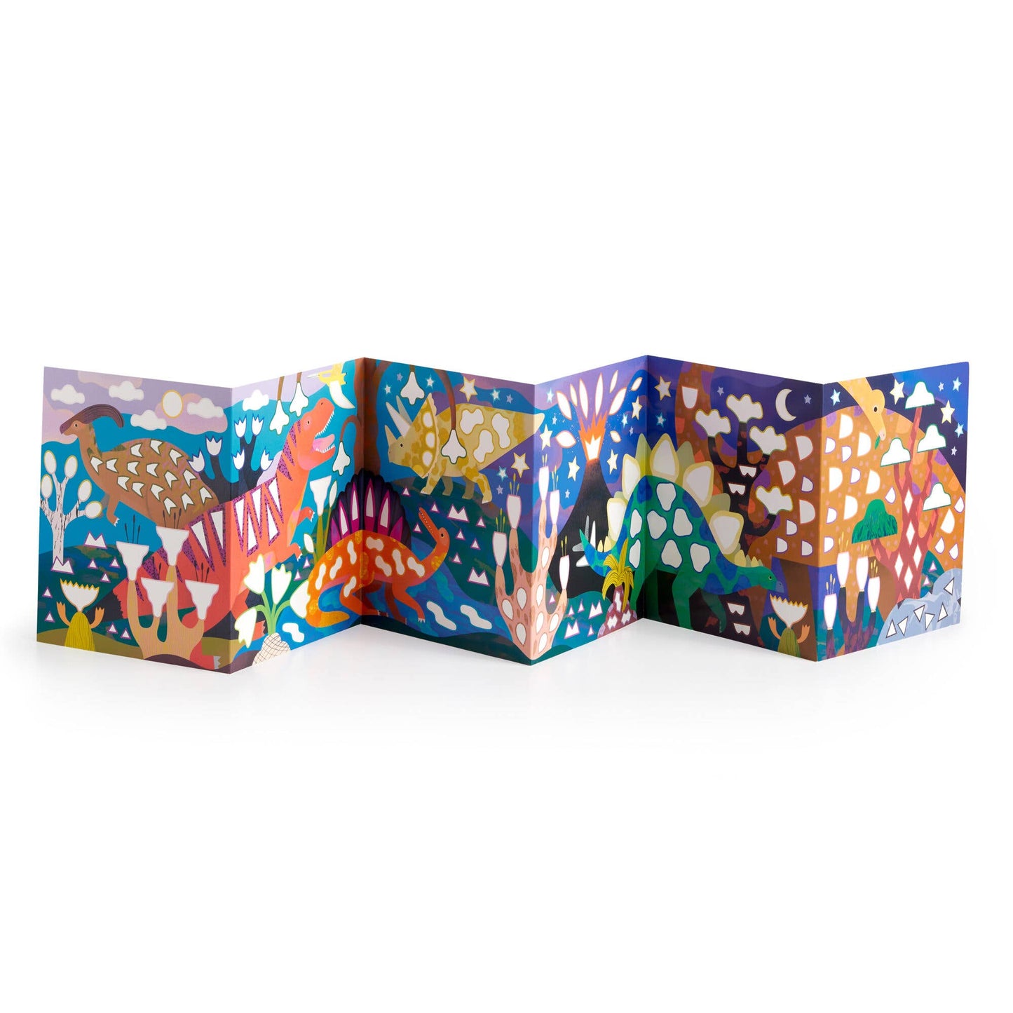 Sticker Sparkle Poster Kit - Dinosaur Land