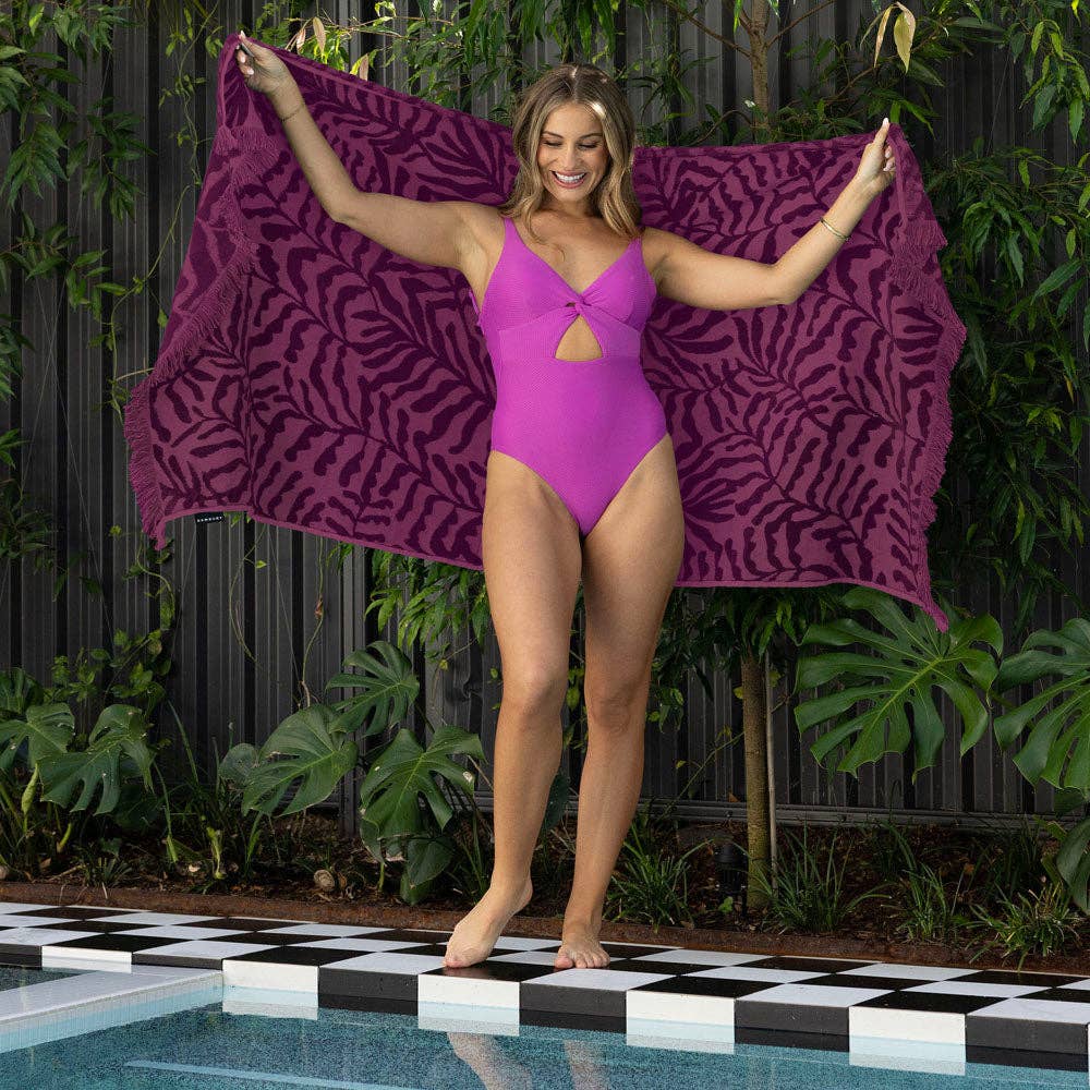 HiLo Beach Towel Nori - Berry