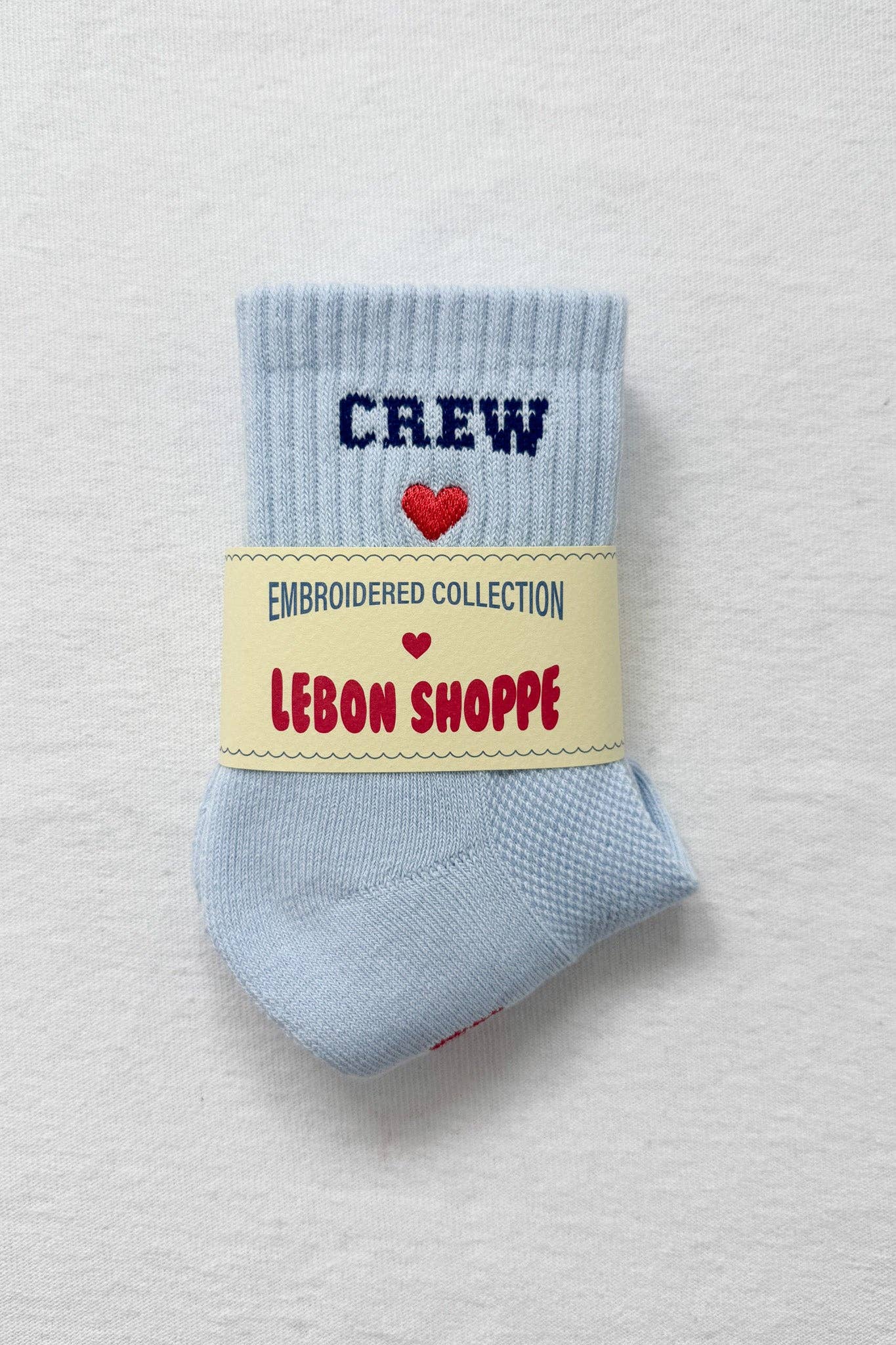 Le Bon Shoppe - Embroidered Crew Socks