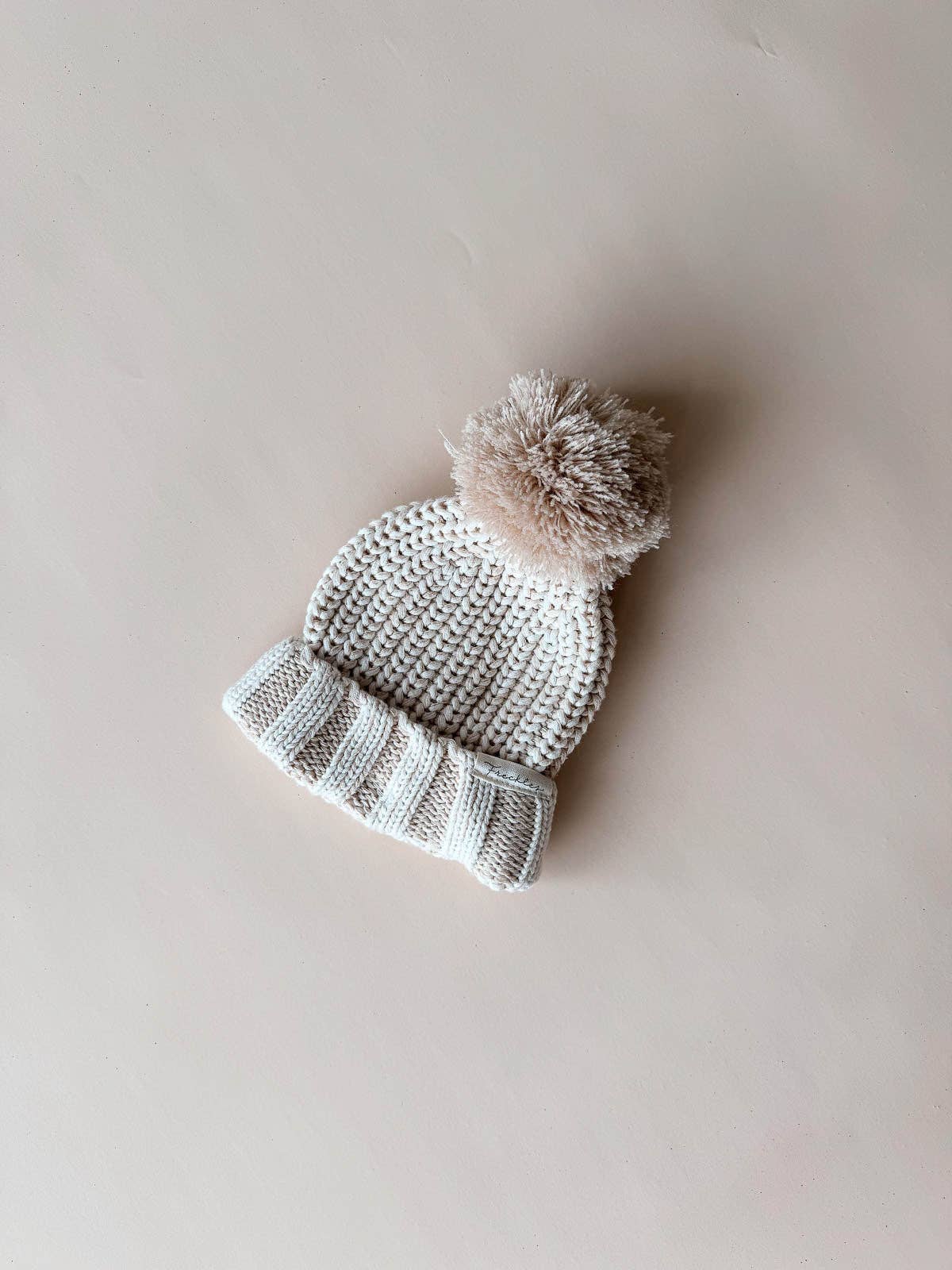 Chunky Cotton Beanie - Oat
