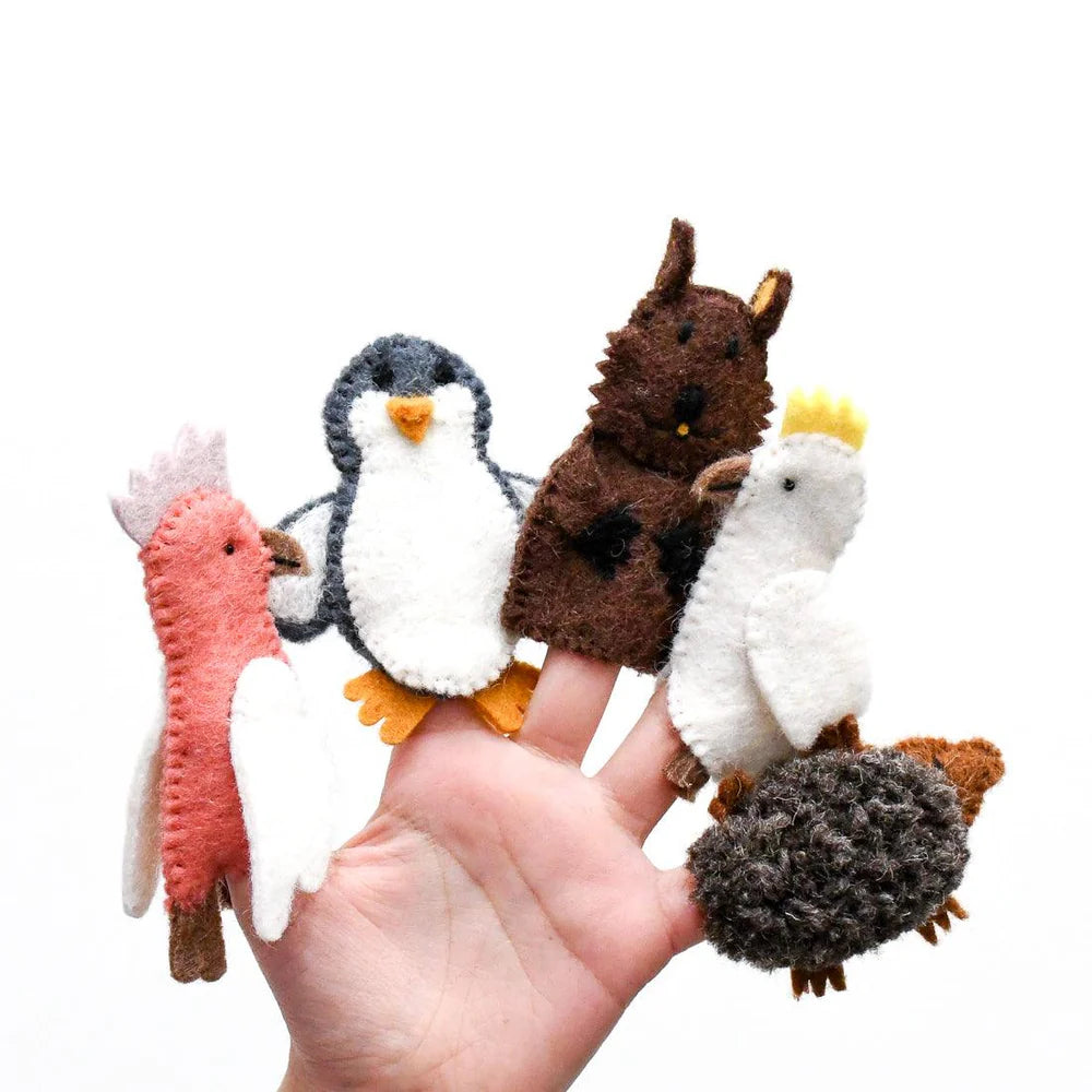 AUSTRALIAN ANIMALS B - FINGER PUPPET SET