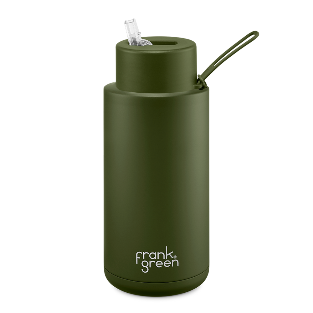 Stainless Steel Ceramic Reusable Bottle 1000ml