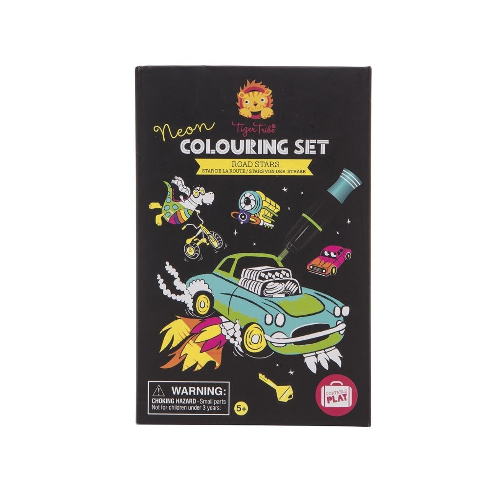 Colouring Set Road Stars