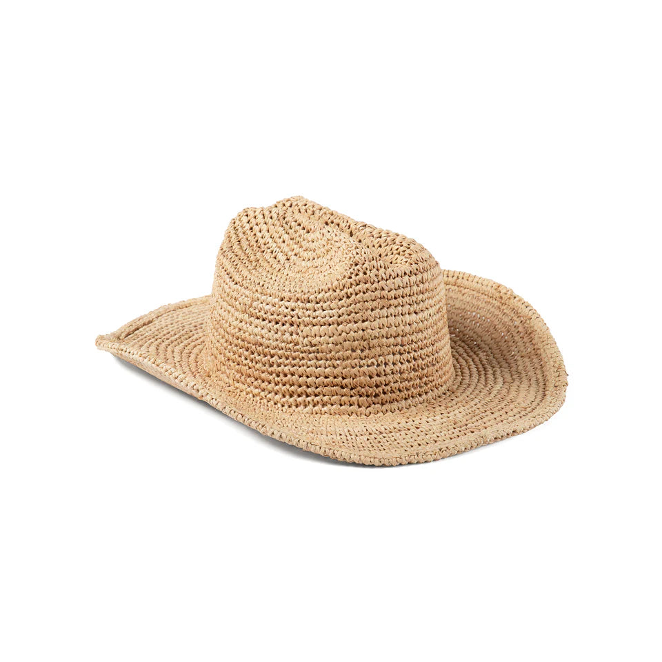 RAFFIA COWBOY HAT