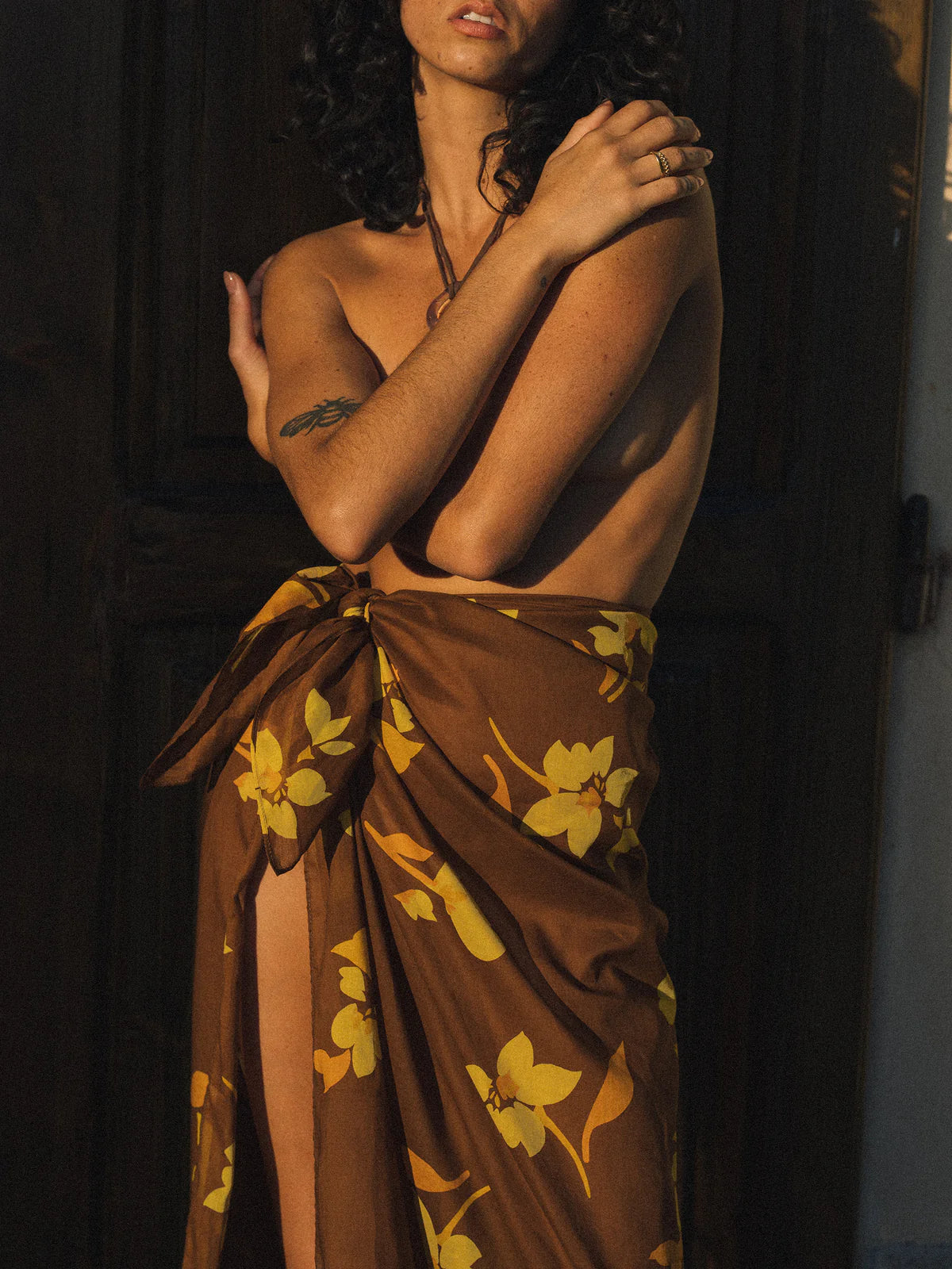 SQUARE PAREO | TULP CAROB