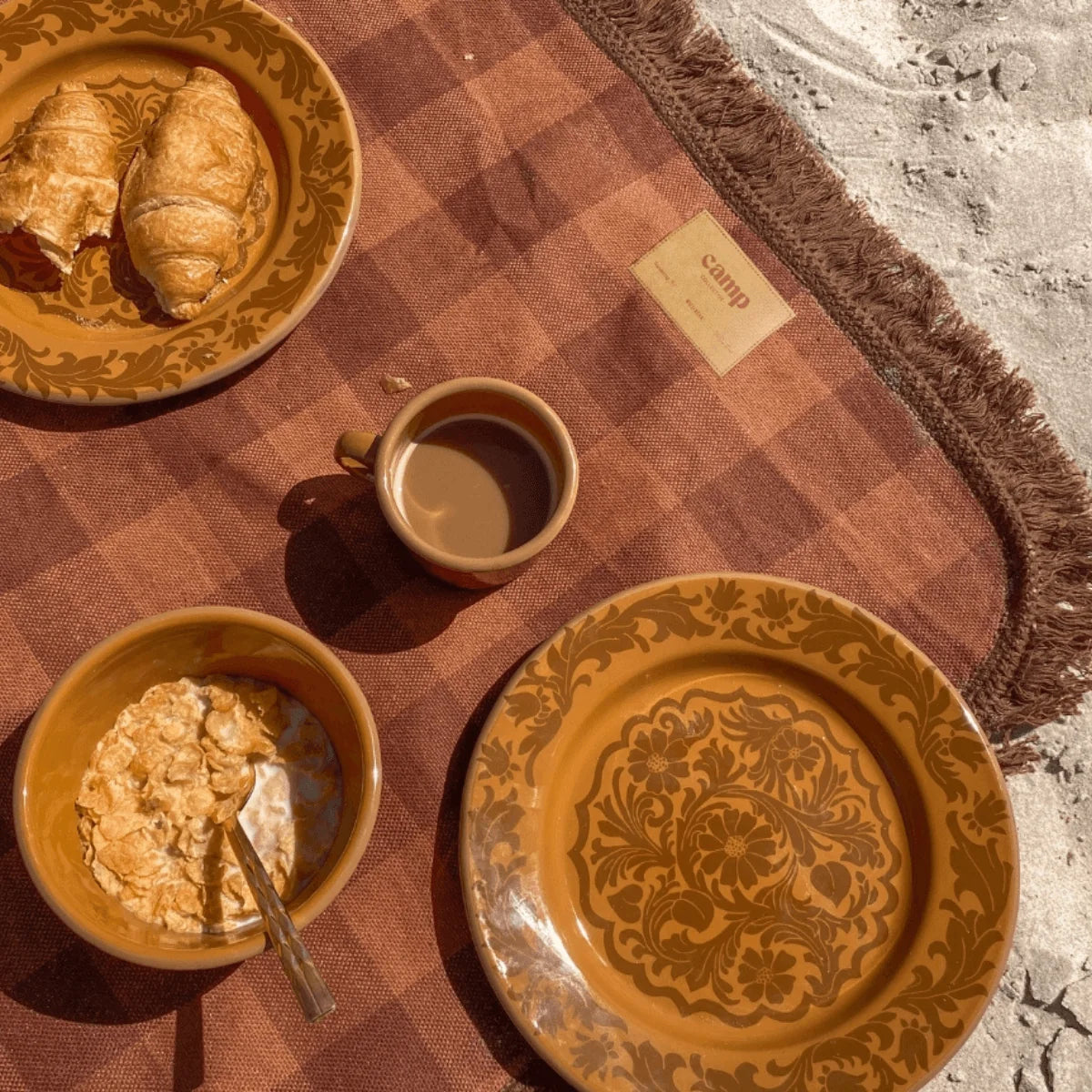 CAMP ENAMEL SET - TOFFEE