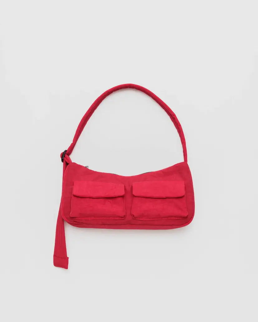 Baggu Cargo Shoulder Bag Small - Candy Apple