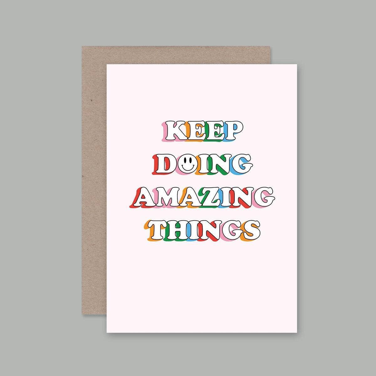 AHD Paper Co - Keep Doing Amazing Things card