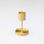 Mix It Up Brass Candle Holder