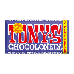 Tony's Milk Dark Chocolate Pretzel Toffee Chocolate