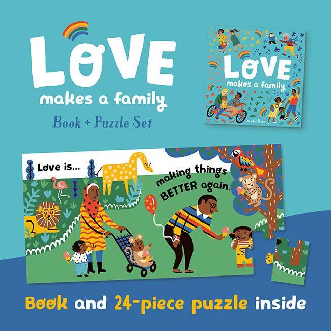 Love Makes A Family Book And Puzzle Set