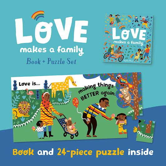 Love Makes A Family Book And Puzzle Set