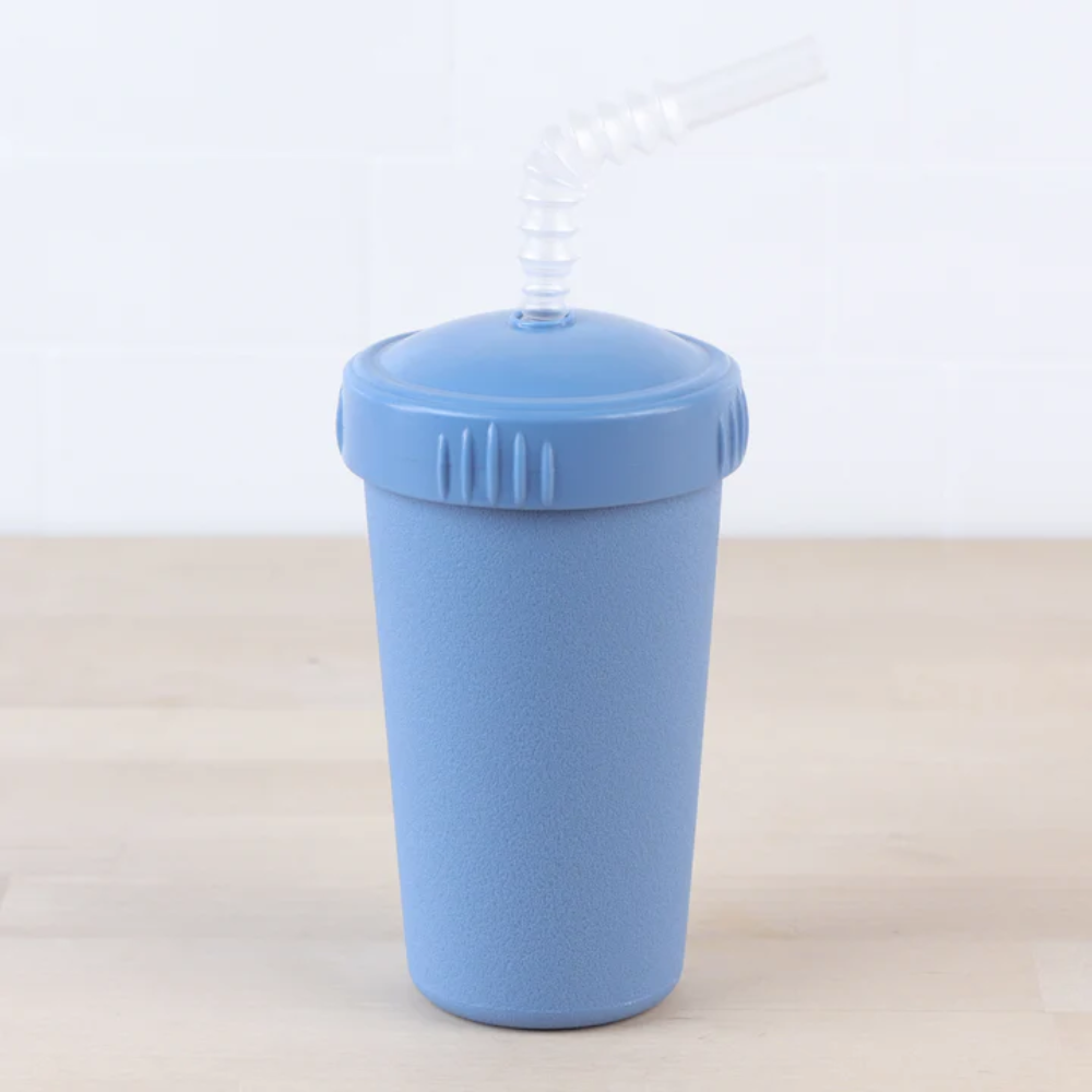 Re-play Cup with Reuseable Straw