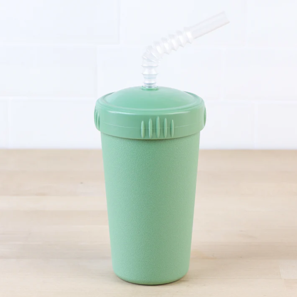 Re-play Cup with Reuseable Straw