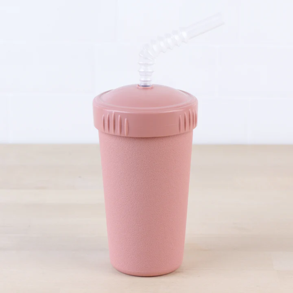 Re-play Cup with Reuseable Straw