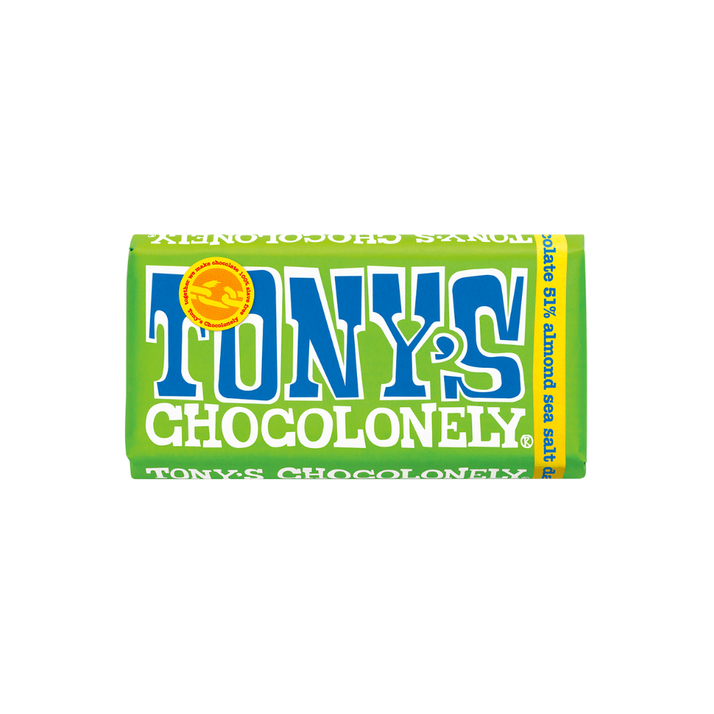 Tony's Dark Almond Sea Salt Chocolate